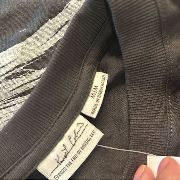 NWT Men's Kurt Cobain black tee shirt - Picture 4 of 4